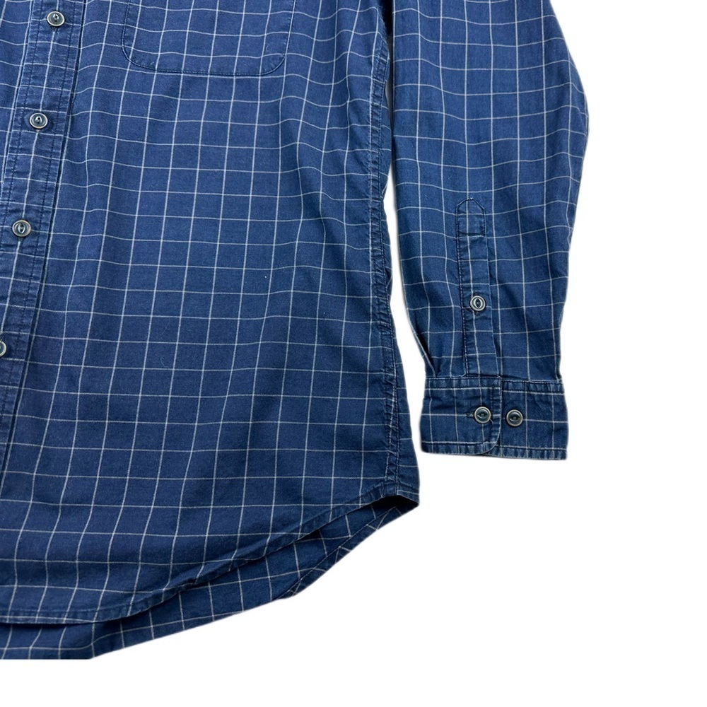 Orvis Men’s Blue Plaid Button Down Long Sleeve Top Size Large - Picture 3 of 7